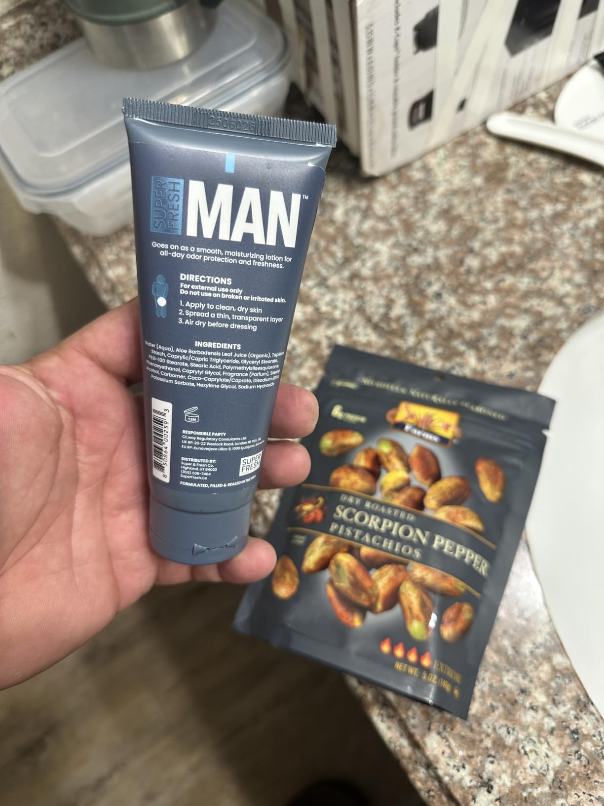 Super Fresh Ball Deodorant Lotion for Men, Odor Control, 4 fl oz | Aluminum-Free Hygiene Cream for Groin, Butt and Body, Controls Odor, Prevents Chafing, Daily Freshness and Comfort, 4oz Tube customer photo 2