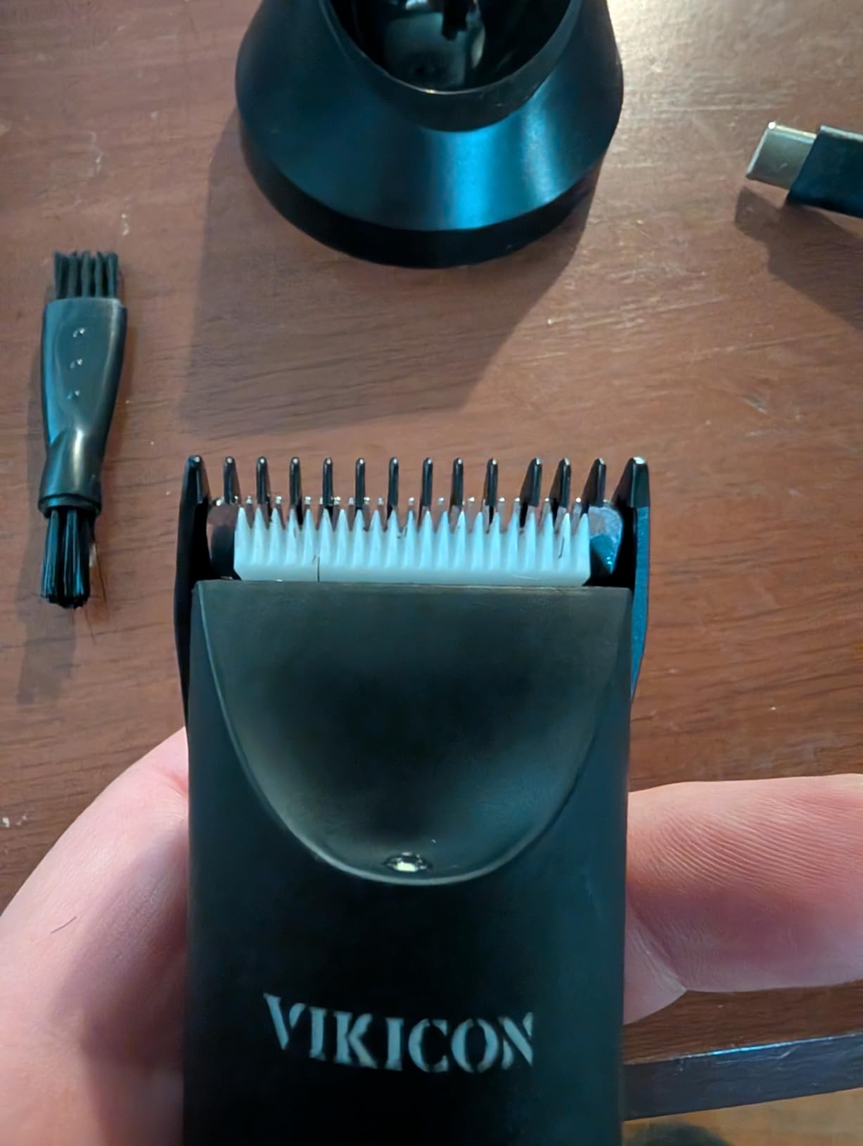 VIKICON Manscape Trimmer for Men, No Nicks Electric Body/Ball/Pubic Shaver | for Hair Removal w/Light & Ceramic Blade, IPX7 Waterproof, Skin-Friendly Body Hair Groomer, USB-C Charging, Gifts for Men customer photo 1