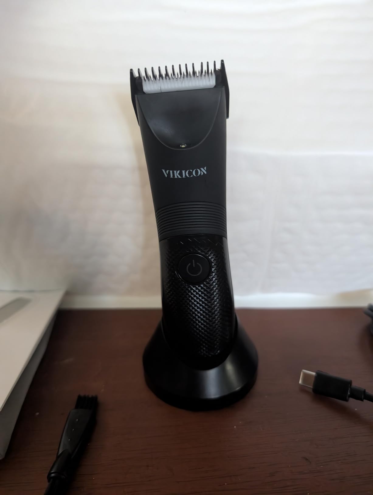 VIKICON Manscape Trimmer for Men, No Nicks Electric Body/Ball/Pubic Shaver | for Hair Removal w/Light & Ceramic Blade, IPX7 Waterproof, Skin-Friendly Body Hair Groomer, USB-C Charging, Gifts for Men customer photo 2