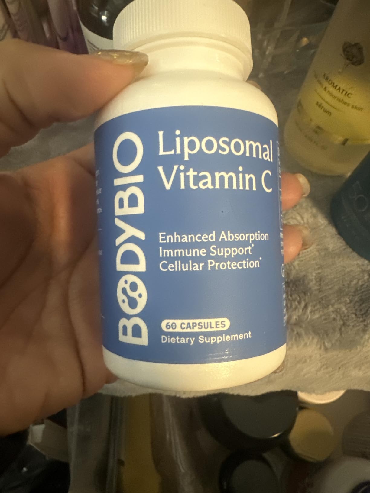 BodyBio Liposomal Vitamin C - High Absorption for Immune & Cellular Health | Pure Ascorbic Acid with Maximum Absorption customer photo 1
