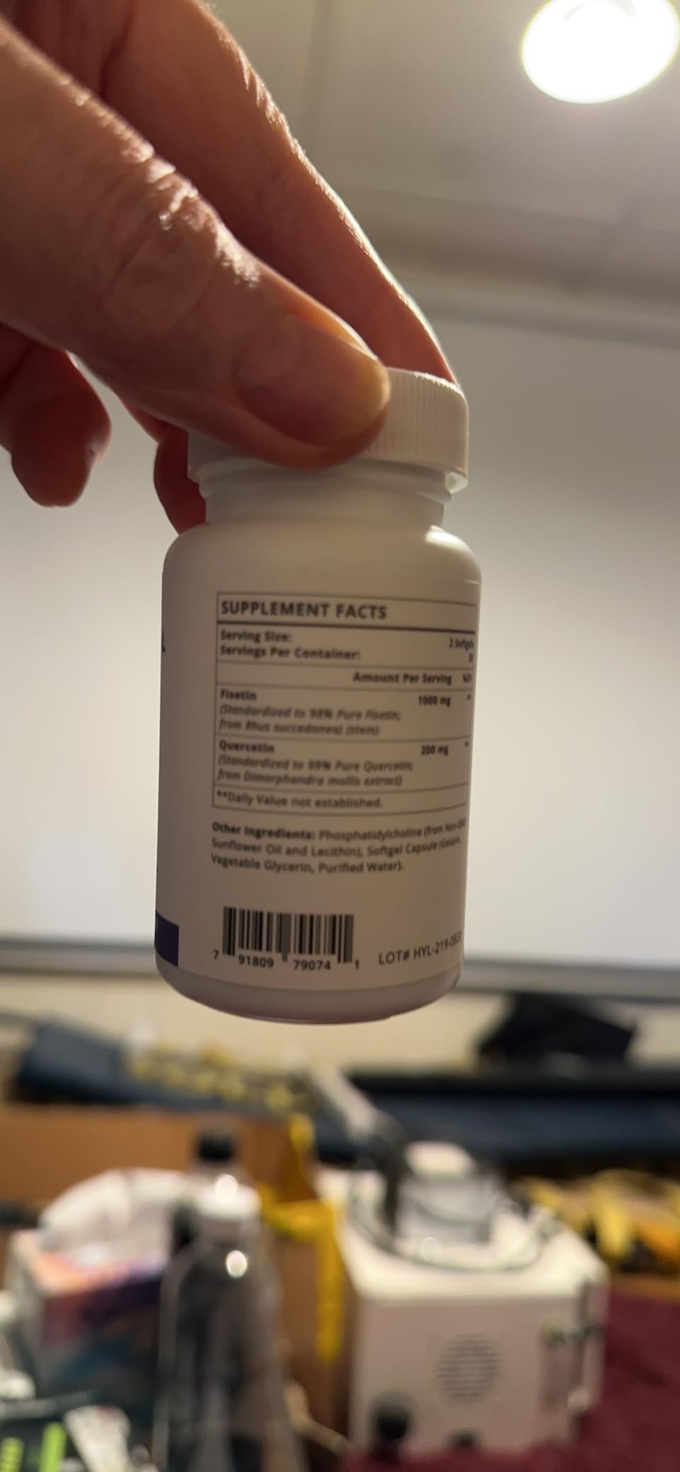 Liposomal Fisetin with Quercetin Supplements 1200 mg per Serving, High Absorption Polyphenols Antioxidants for Women, Men, Non-GMO, Gluten-Free, 1 Bottle-60 Softgels customer photo 1