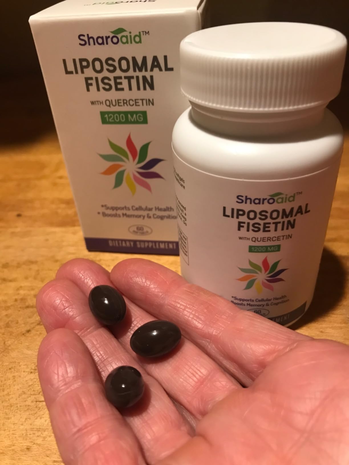 Liposomal Fisetin with Quercetin Supplements 1200 mg per Serving, High Absorption Polyphenols Antioxidants for Women, Men, Non-GMO, Gluten-Free, 1 Bottle-60 Softgels customer photo 2