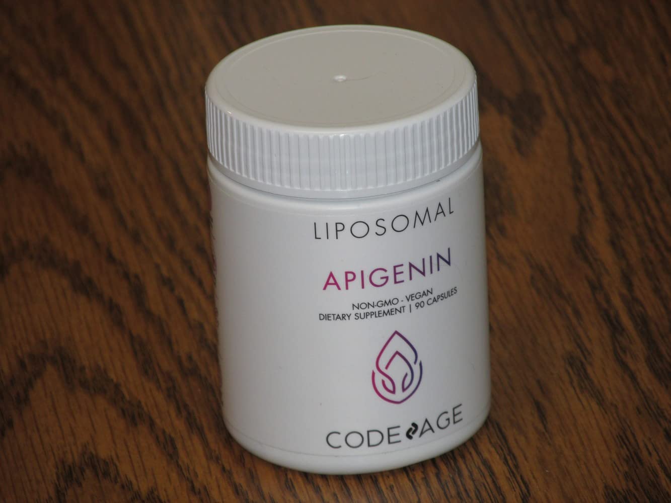 Codeage Liposomal Apigenin Supplement, Chamomile Extract, 90 Capsules | NSF Certified - Liposomal apigenin capsules, botanical calm from chamomile, with phospholipid complex. customer photo 1