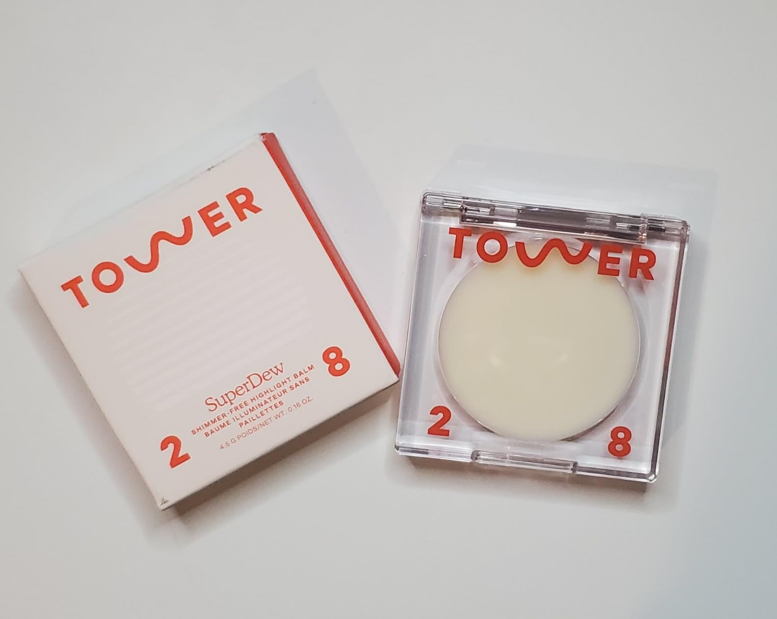 Tower 28 SuperDew Highlighter Balm - Clear, Shimmer-Free Face Luminizer for Glass Skin - Non-Comedogenic Highlighter Makeup for Sensitive Skin - Multi-Purpose Dewy Face Balm - Vegan (0.16 oz) customer photo 2
