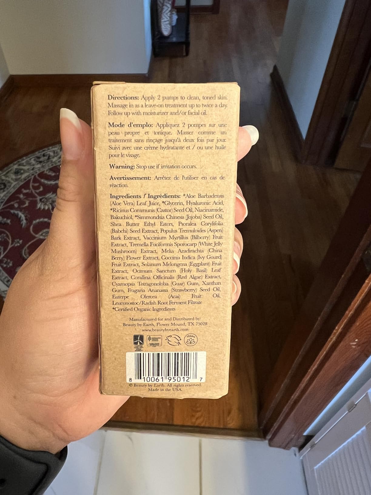 Beauty by Earth Bio Retinol Alternative Bakuchiol Serum - Smooths Fine Lines & Wrinkles | USA Made with Natural & Organic Ingredients, Anti-Aging Skin Care Formula, Vegan, Cruelty Free customer photo 2