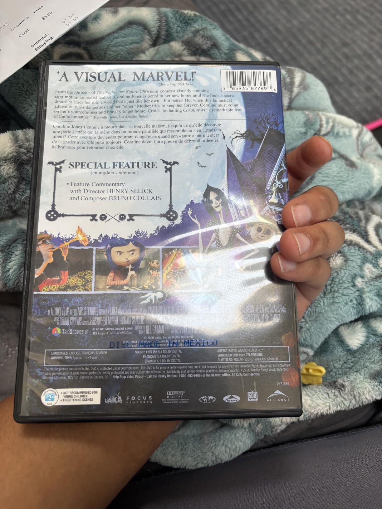Coraline - Limited Edition Steelbook 4K Ultra HD + Blu-ray [4K UHD] customer photo 2