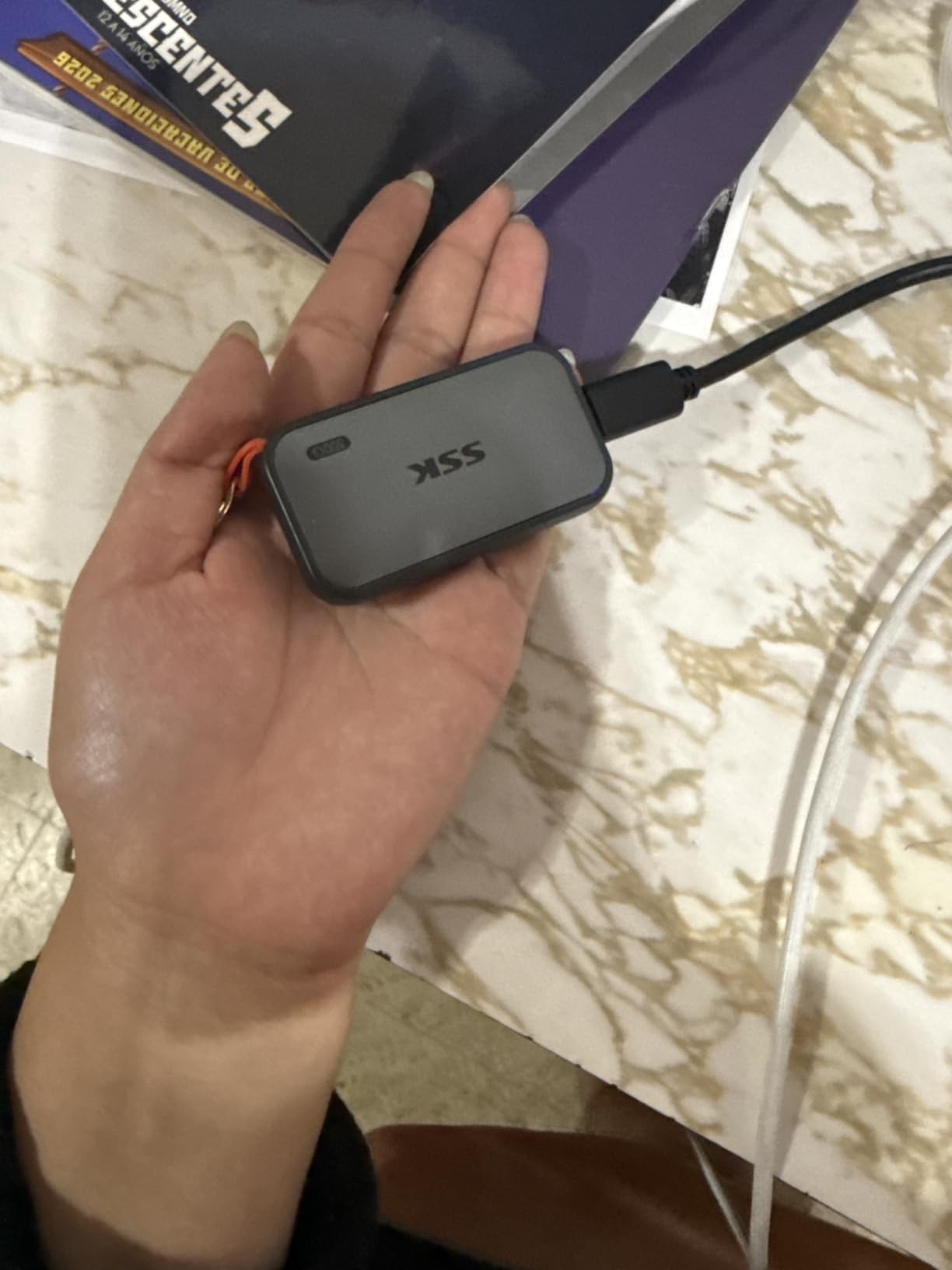 SSK Portable SSD 1TB External Solid State Hard Drive USB C Up to 1050MB/s customer photo 2