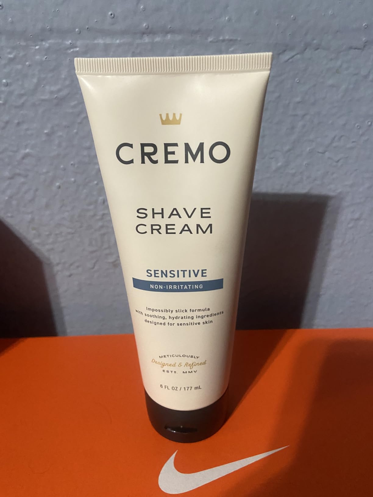 Cremo Shaving Cream for Men, Sensitive, 6 Fl Oz | Barber grade, Smooth shave cream, Cooling finish, Helps with razor irritation, Slick hydrating formula customer photo 2