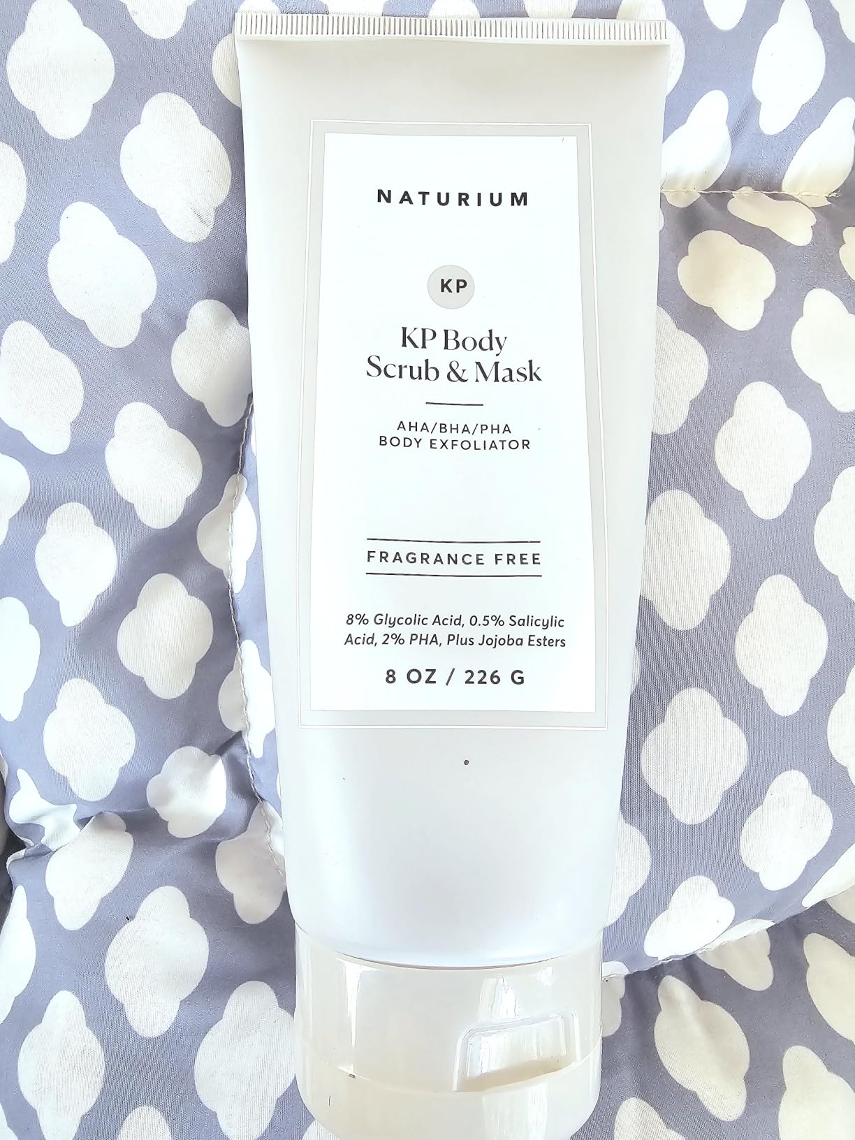 Naturium KP Body Scrub & Mask, AHA, BHA, PHA Exfoliants, 8 fl oz | Dead Skin Removal with Jojoba Esters, Glycolic & Salicylic Acid, for Smooth Texture & Clean Pores, Fragrance Free customer photo 1