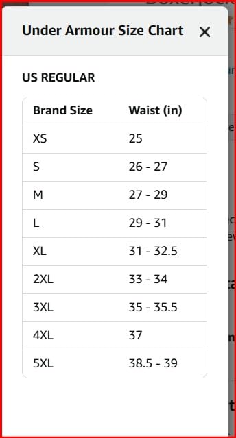 Under Armour Men's Performance Tech Brief Underwear, 6