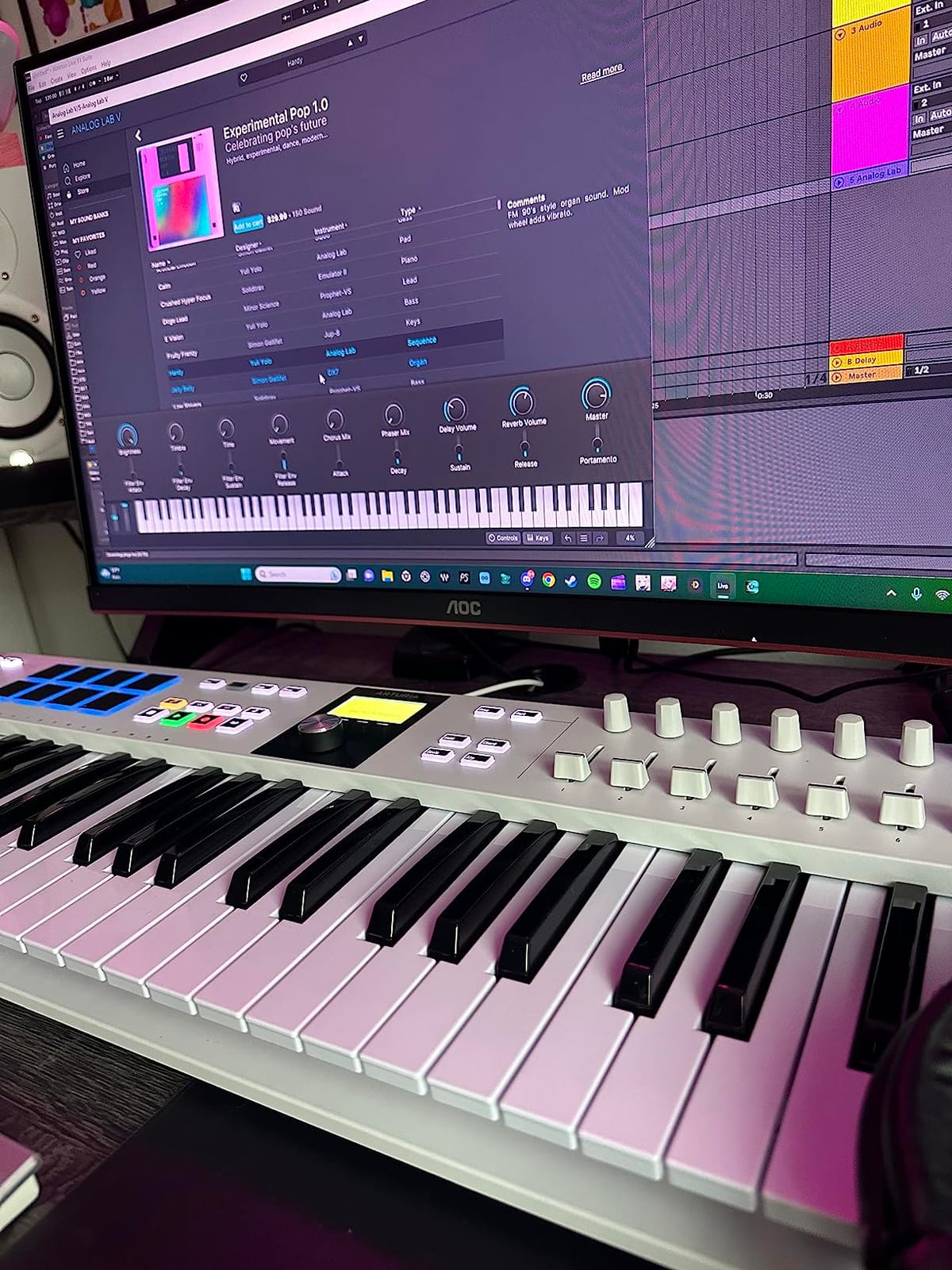 Arturia KeyLab Essential mk3 - 49 Key USB MIDI Keyboard Controller with Analog Lab V Software Included customer photo 2
