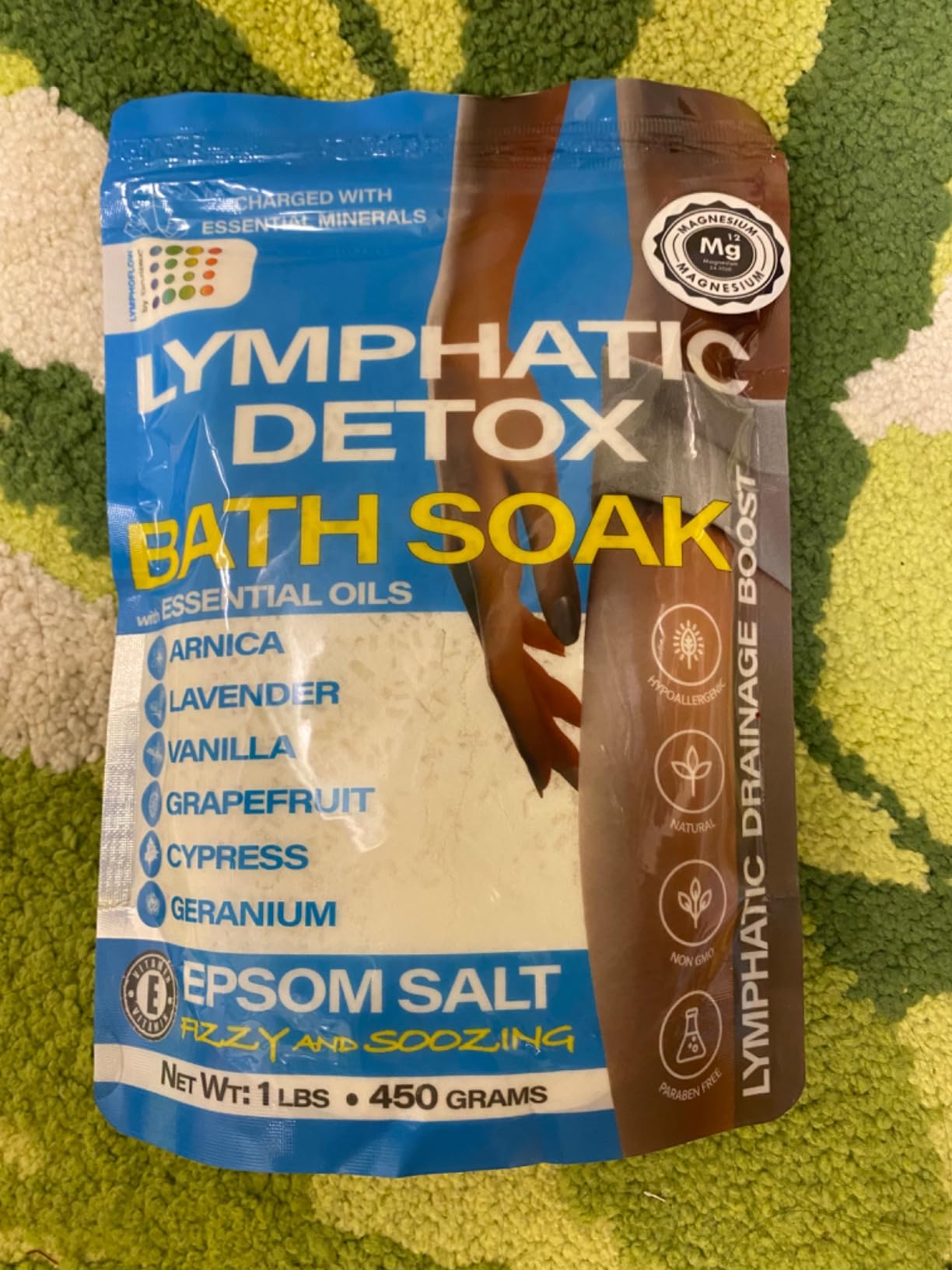 Bruizex Arnica Montana Bath Salts, Epsom Salt Bath Soak with Magnesium, 1lb customer photo 1