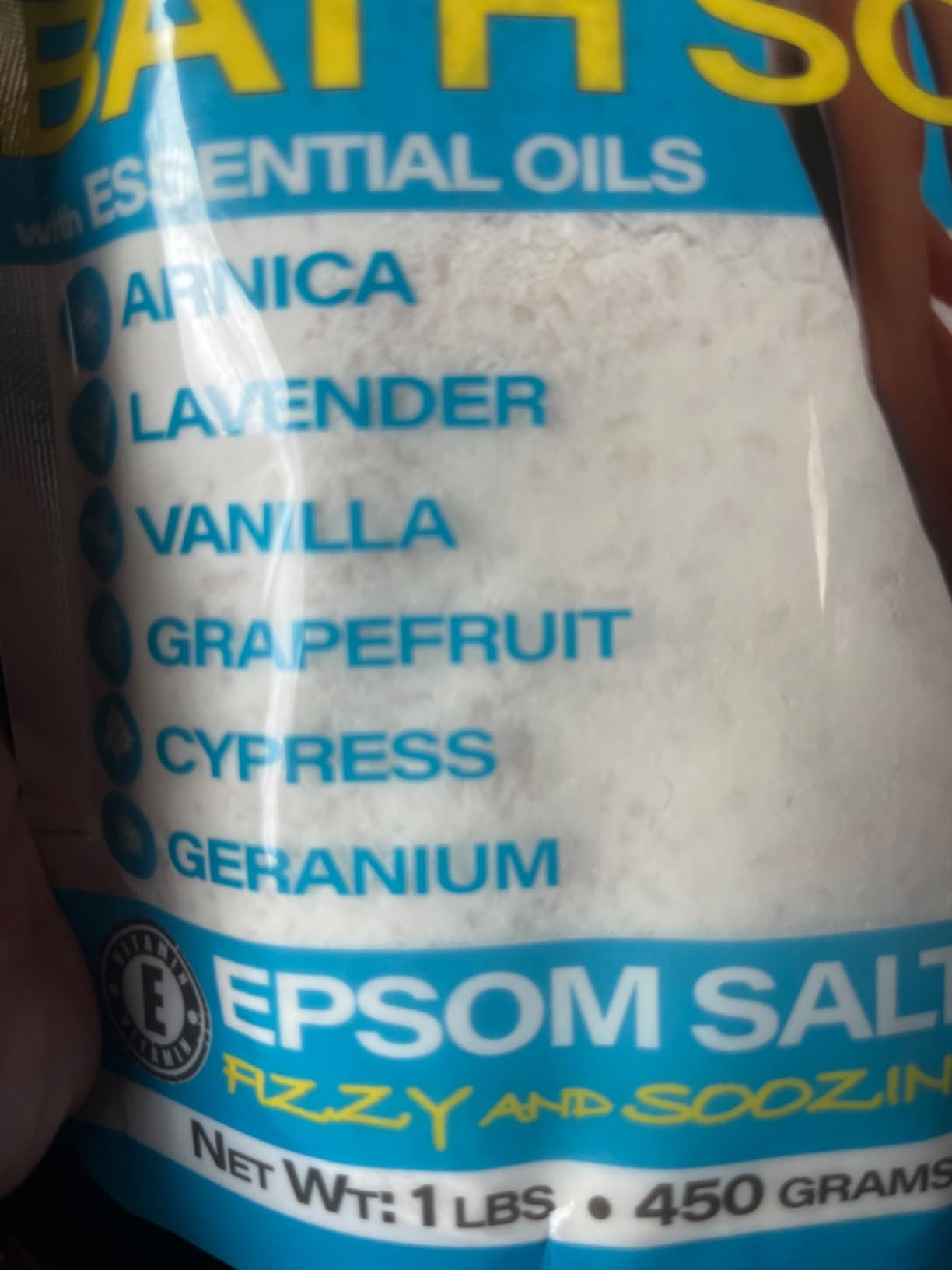 Bruizex Arnica Montana Bath Salts, Epsom Salt Bath Soak with Magnesium, 1lb customer photo 2