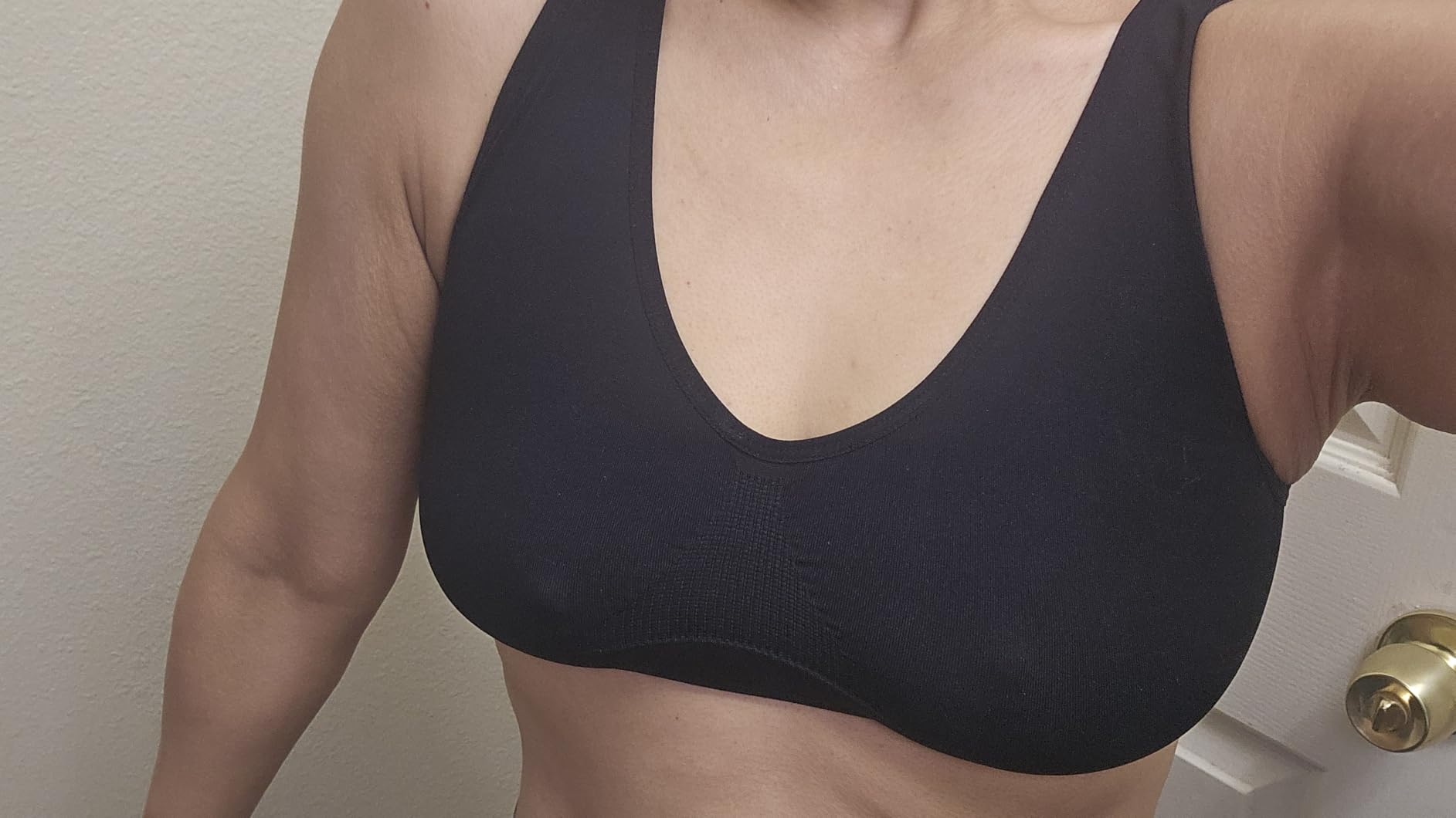 Women's Wireless Sleep Bras Unpadded Seamless Comfort Bras Throw-on Wirefree Bralettes 3 Pack customer photo 1