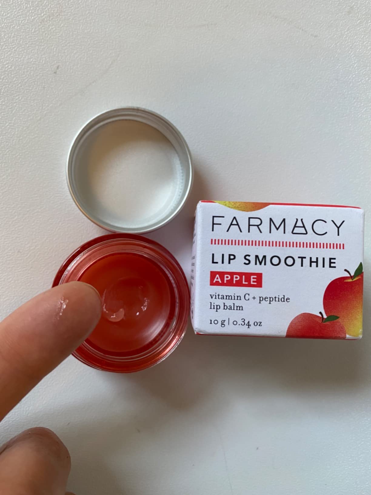 Farmacy Vitamin C + Peptide Hydrating Lip Balm - Lip Smoothie Moisturizing + Plumping Treatment - Smooths Lines with a High-Gloss Finish - Honey Vanilla (10g) customer photo 2