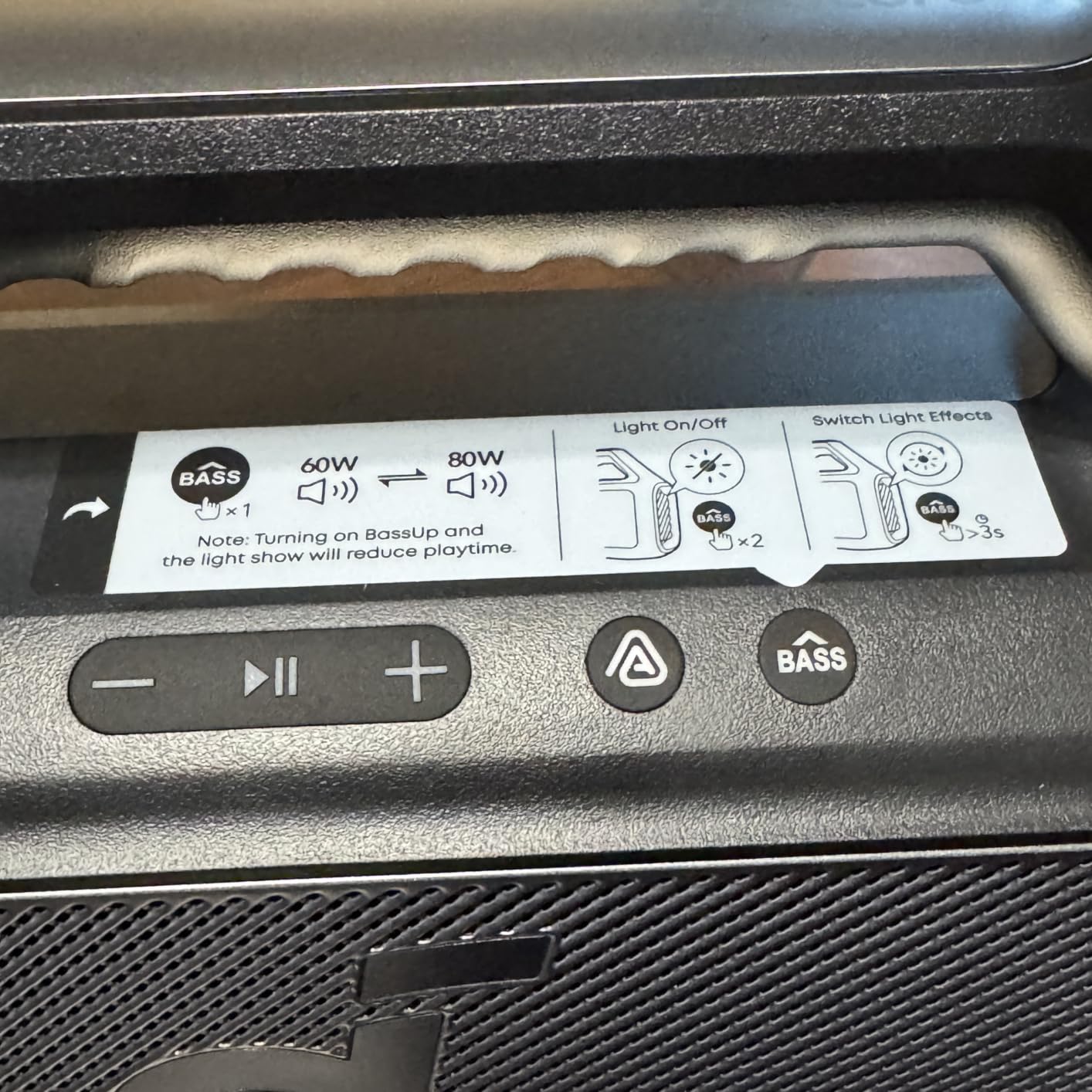 Boom 2 by Anker, 80W Outdoor Bluetooth Speaker, 24H Playtime | IPX7 Waterproof, BassUp 2.0, Floatable, RGB lights, USB-C, Custom EQ via soundcore App customer photo 2