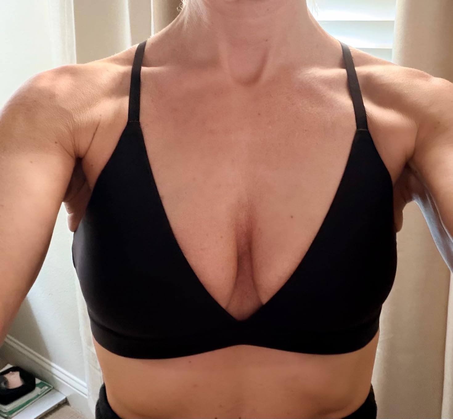 INLYRIC Women's Unlined Triangle Bralette customer photo 1