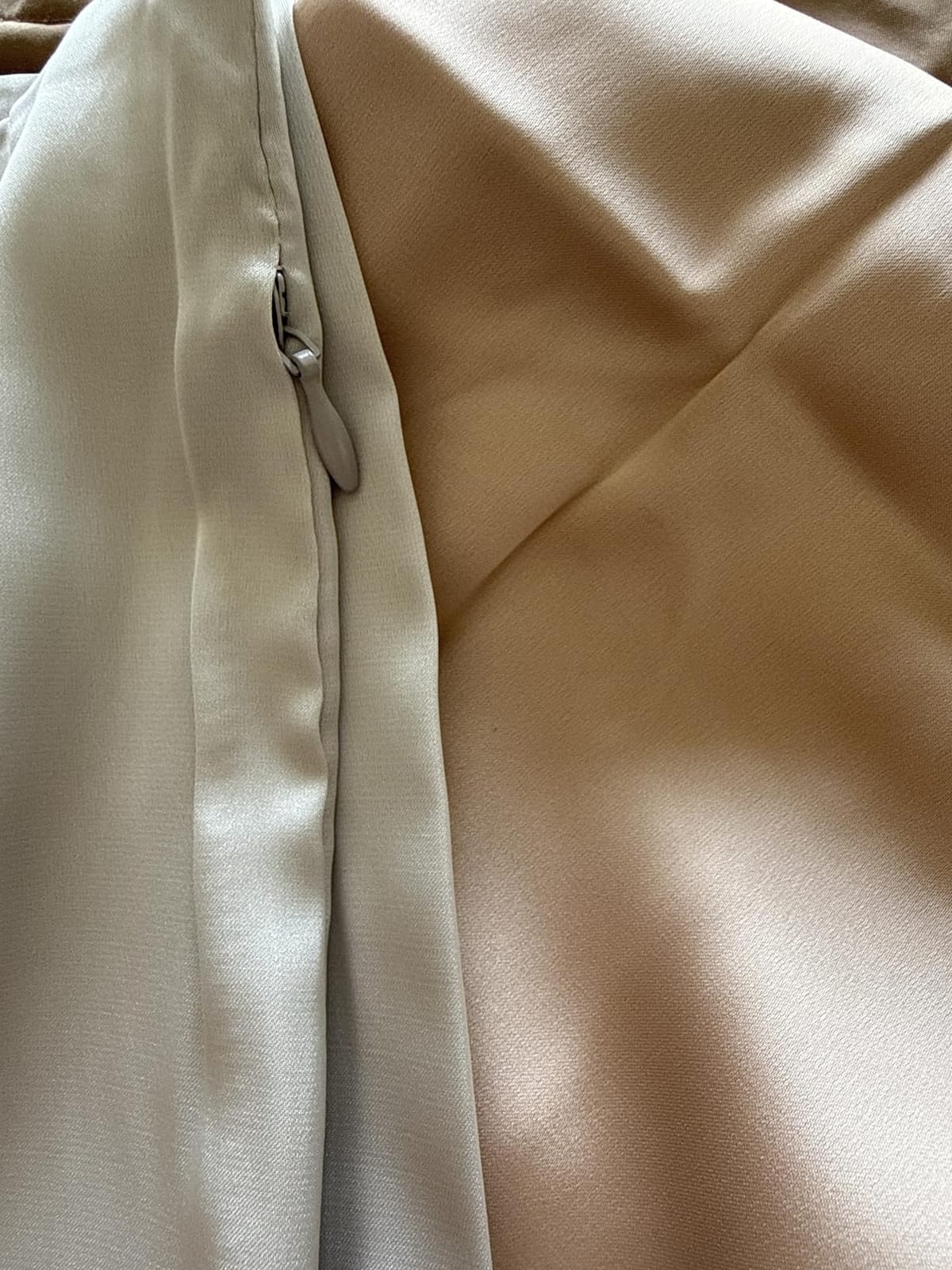 LYSHIN Silk Pillow Cases 2 Pack Standard Size with Zipper, Champagne customer photo 1