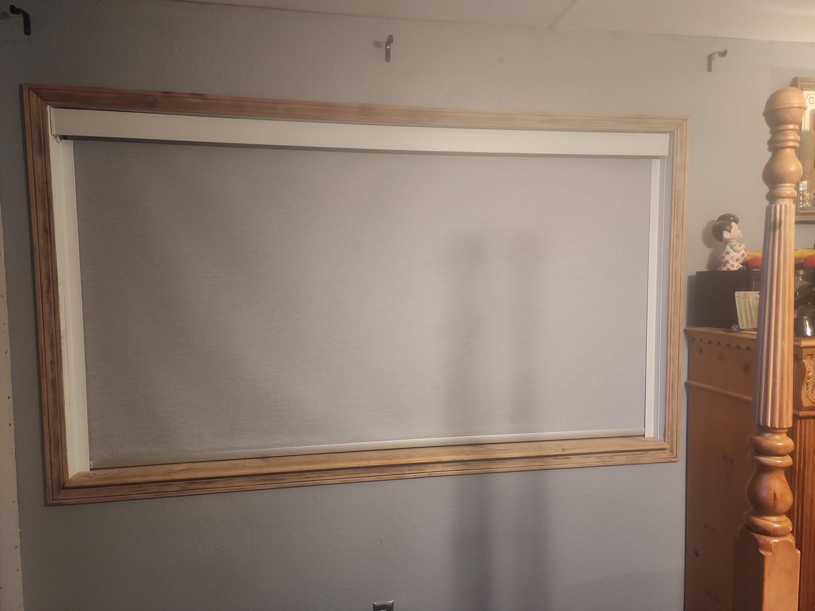 Motorized Roller Shades, 100% Blackout, Dark Eclipse Black | Automatic Blinds for Indoor Windows, Works with Alexa Google Apple Home, Remote & App Control,Solar/USB Charging,Custom Size customer photo 1