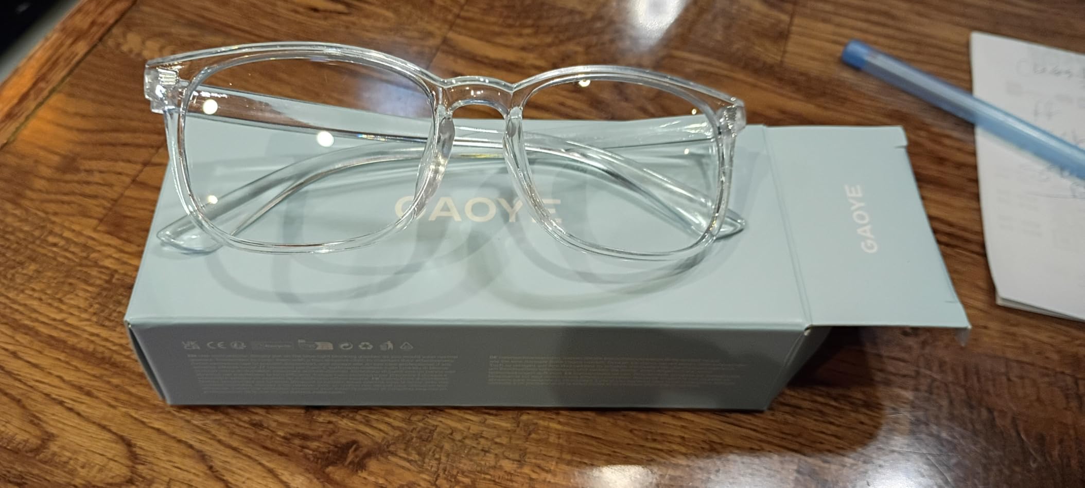 Gaoye Blue Light Blocking Glasses | Anti UV Ray, For Computers & Gaming, Square Frame, Eyewear for Men and Women customer photo 1