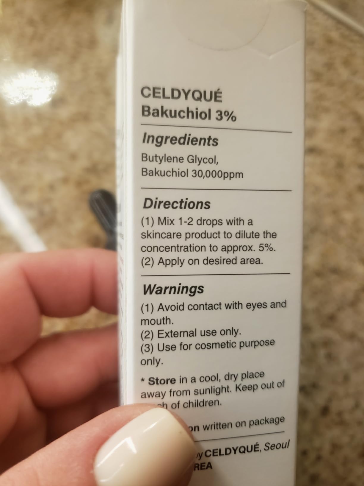 Korean Bakuchiol Concentrate DIY Mix-in Serum 30,000 ppm - High Potency Retinol Alternative | Wrinkle Reduction Skin Firming & Smoothing - Anti-Aging Sensitive Skin Vegan & Cruelty-Free Non-GMO 1 oz customer photo 1