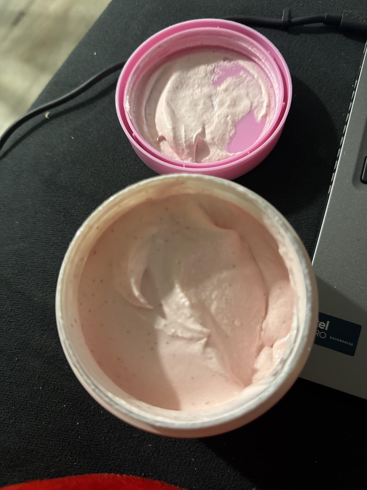 Dove Himalayan Salt & Rose Oil Body Scrub Exfoliates and Deeply 15 oz | For skin that needs polish, Helps reveal smooth skin, With Himalayan salt & Rose Oil customer photo 1