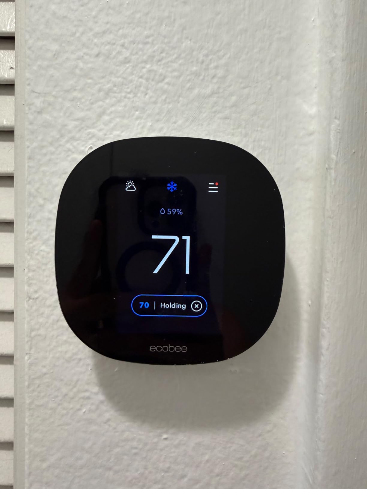 ecobee Smart Thermostat Essential - WiFi Thermostat, Energy Star Certified | Programmable Wi-Fi Thermostat - Works with Siri, Alexa, and Google Assistant. energy saving thermostat. customer photo 2