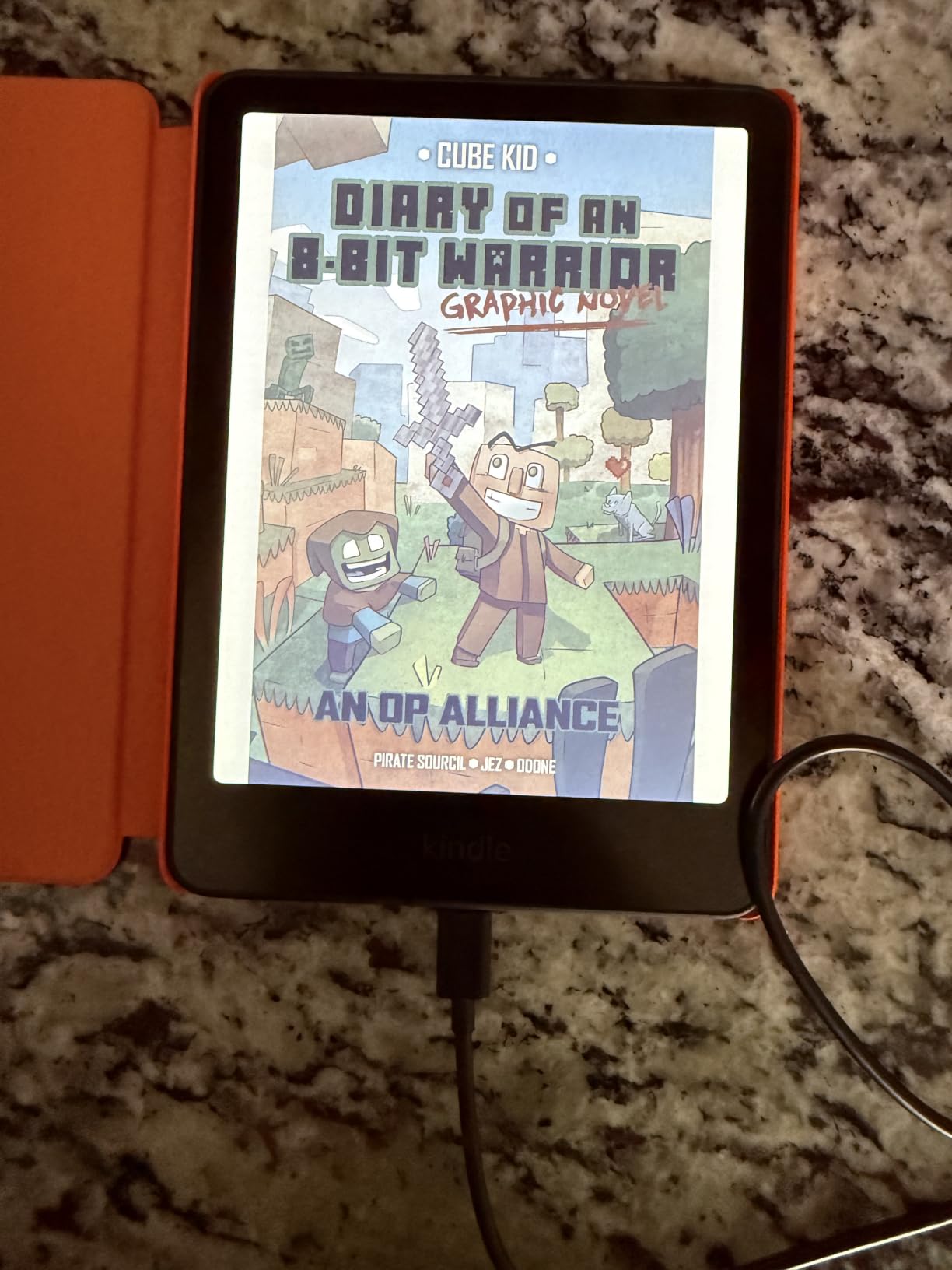 Amazon Kindle Colorsoft Kids 16 GB (newest model) – Lightweight, compact, and designed for reading—no apps, videos, or games. – with cover, Starlight Reading customer photo 2