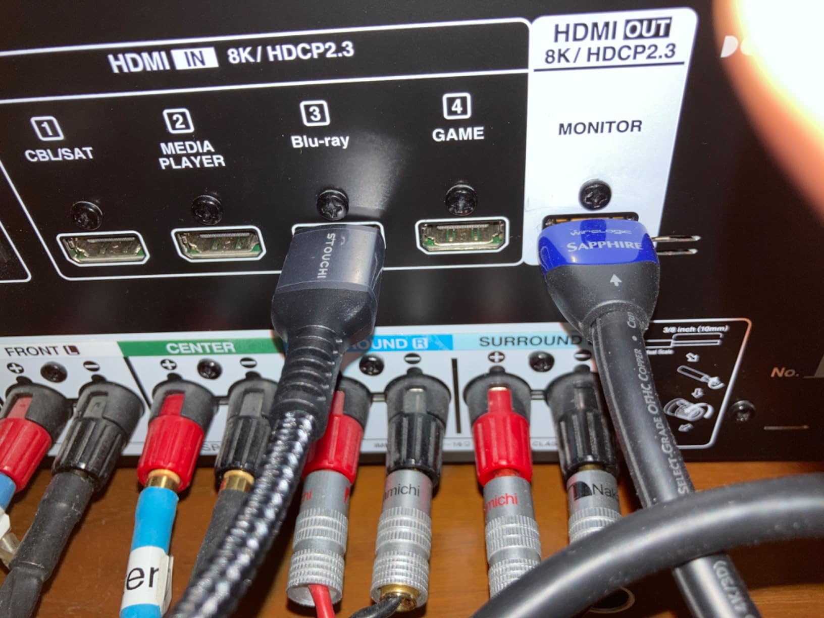 Stouchi 8K HDMI 2.1 Cable 8ft (2-Pack) 48Gbps 4K@120Hz | Ultra High Speed | eARC | Reduce Screen Tearing & Lag | Triple-tin Shielding | 30AWG Copper Wire | Nylon Braided customer photo 2