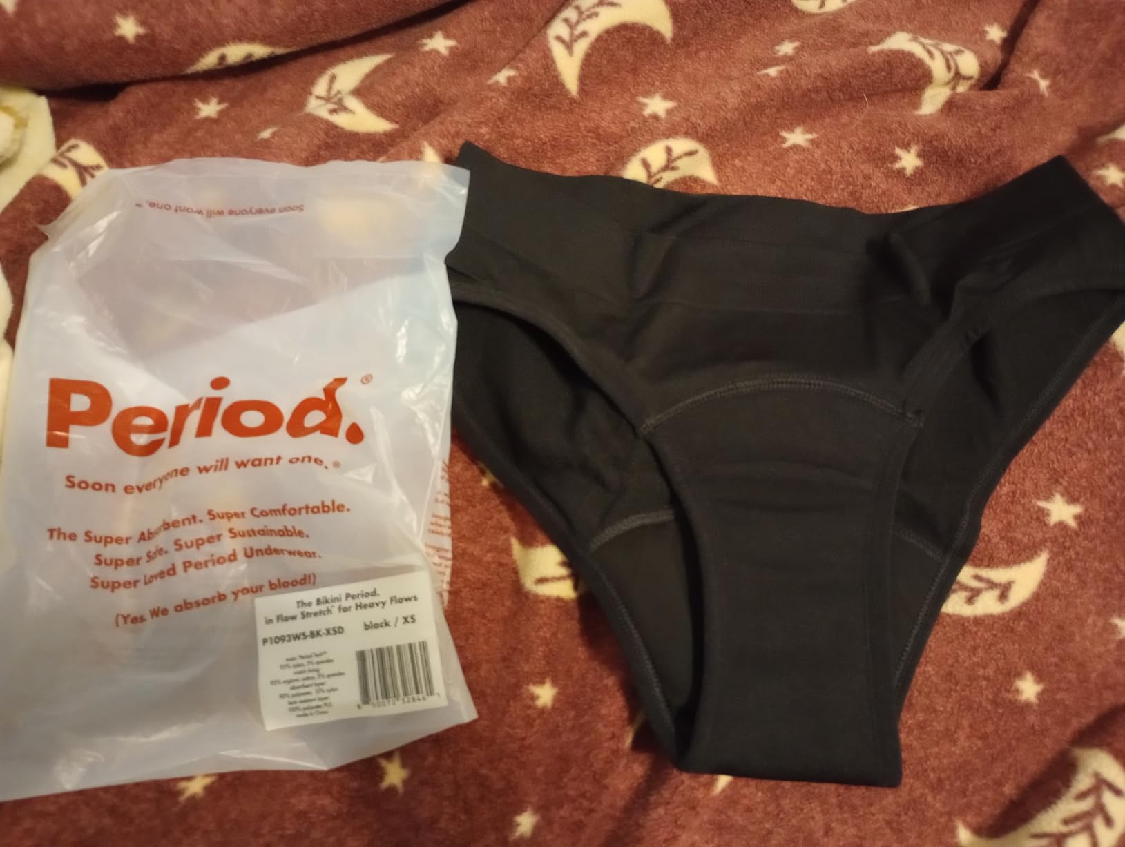 The Period Company Flow Stretch Bikini Absorbent Period Underwear for Women Heavy Flow - Leak Resistant Panties customer photo 2