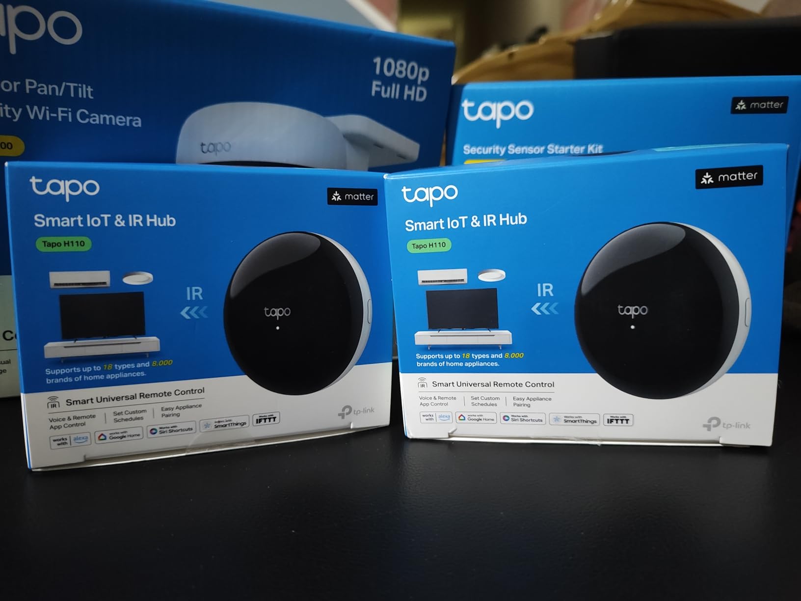Tapo Smart IR & IoT Hub w/ Chime, Matter-Certified, H110, Universal Remote | For TVs, ACS & 18+ Device Types, Supports 8,000+ Infrared Brands, Voice & App Control, Custom Schedules & Automations customer photo 1
