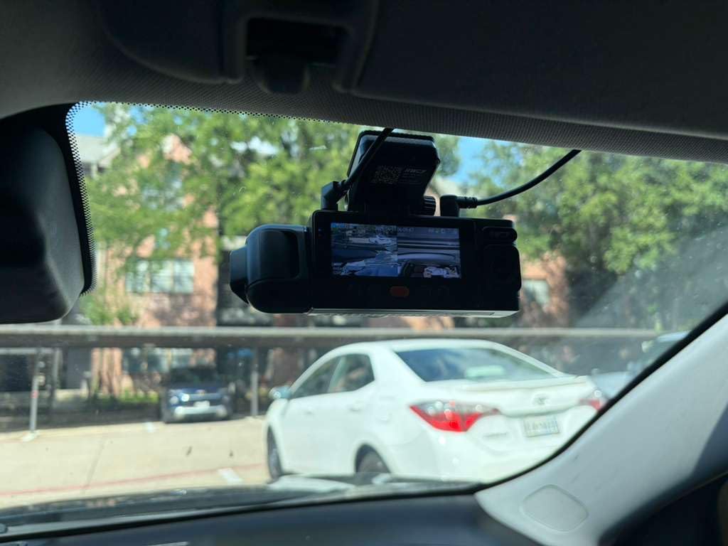 IIWEY N6 360 Degree Dash Cam 4 Channel, Free 128GB Card, 8 IR Lights Night Vision | 5.8G WiFi-6 (up to 20MB/s) with App, 24/7 Parking Mode, FHD Front & Rear Inside Dash Cam for Car, 3.16