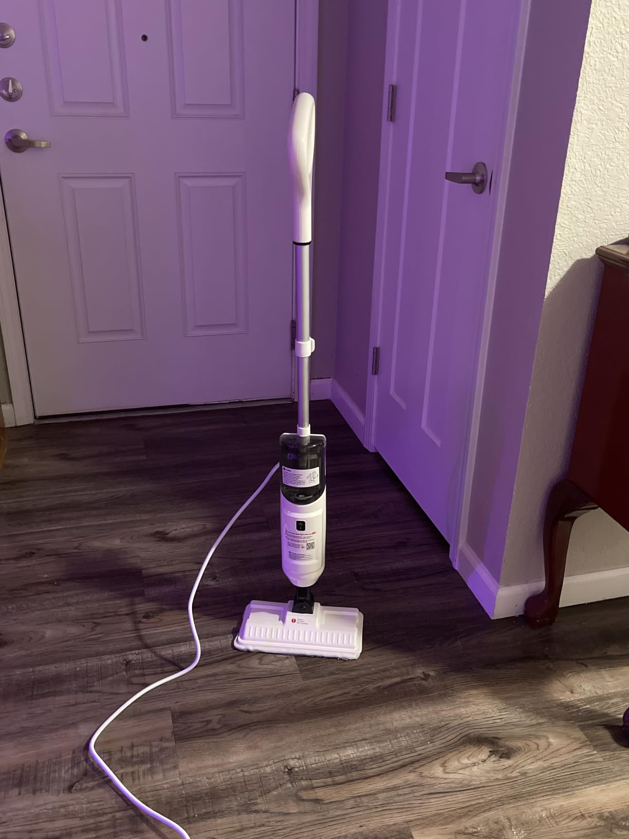 Steam Mop Cleaner 260°F Steam in 15s, 16.9oz Tank Hardwood and Tile | 99.9% Stains Removal, Chemical-free Cleaning Safe for Kids/Pets, Lightweight, Deep Cleaning Floor Steamer for Hardwood/Tile customer photo 2
