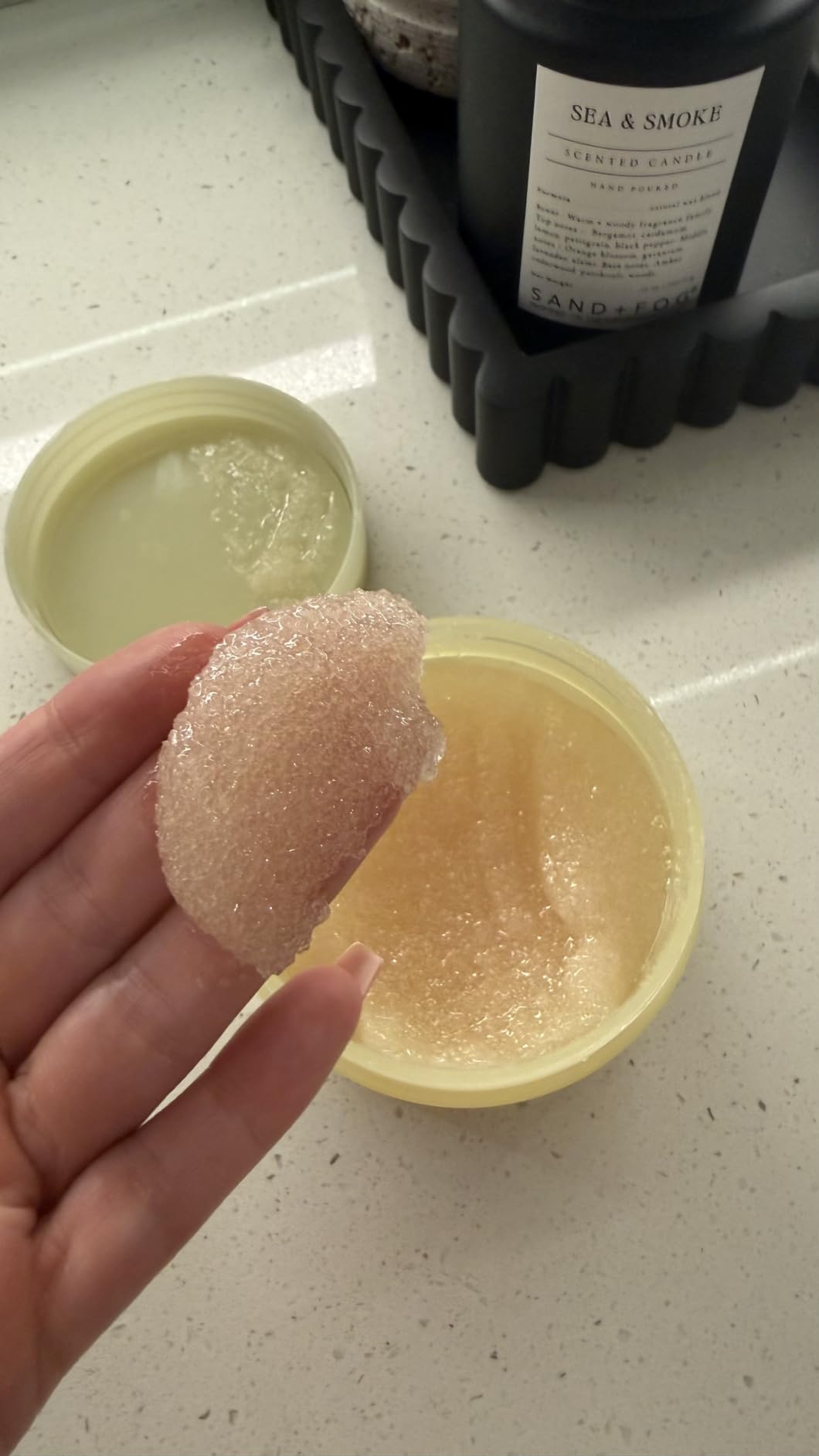 Naturium The Glow Getter Multi-Oil Body Scrub, 8 fl oz | Hydrating Exfoliator for Smooth Skin & Natural Radiance, with Linoleic-Rich Oils, Sugar Crystals, Glycerin & Squalane customer photo 2