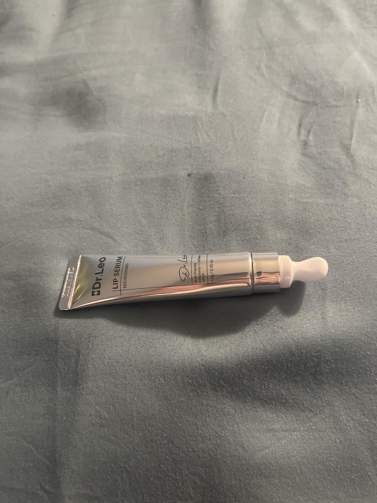 Multi-Peptide Lip Serum Moisturizing Balm with Natural Oils, 0.35oz, 4-in-1 Anti-Aging Lip Serum with DPHP & Caffeine; Doubles as Lip Mask, Gloss & Primer, 24h Moisture for Dry, Sensitive Lips customer photo 2