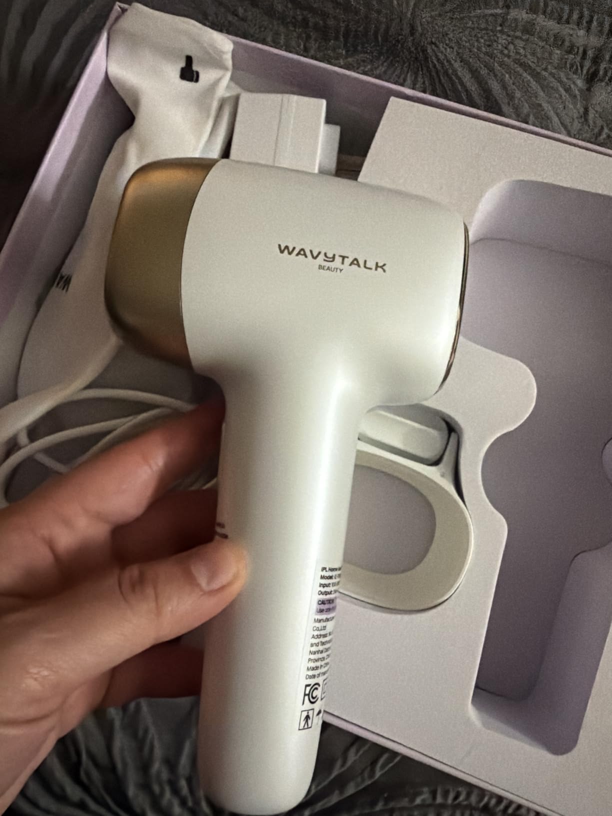 Wavytalk IPL Laser Hair Removal, Bare It with Precision Roller for Full Body customer photo 1