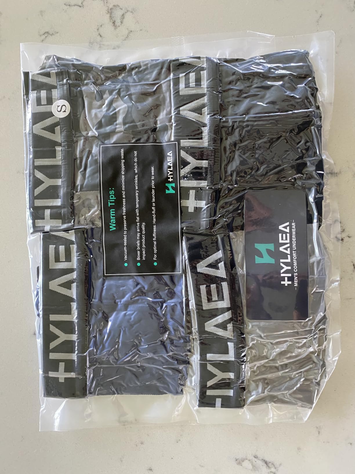 Hylaea Mens Bamboo Boxer Briefs, Breathable Moisture-Wicking Underwear customer photo 2