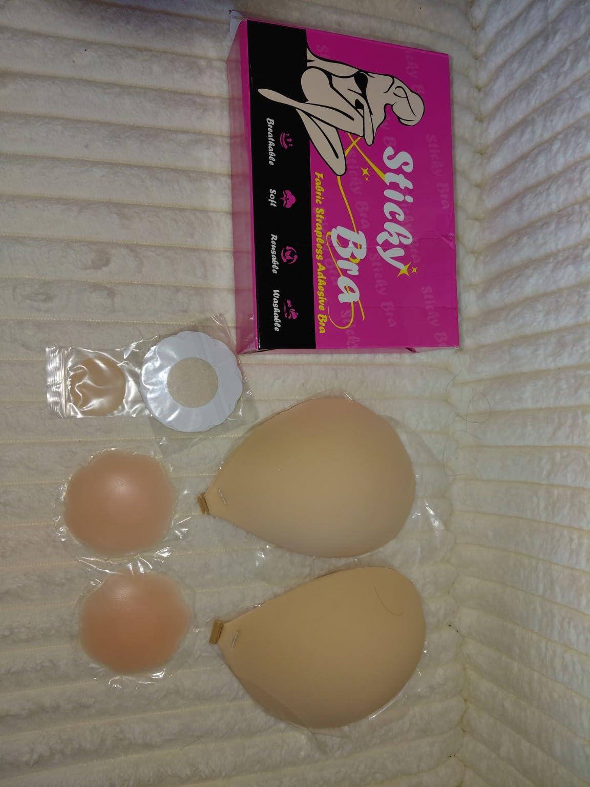 Strapless Sticky Bra Push Up for Women- Invisible Ultra Adhesive Bra customer photo 1