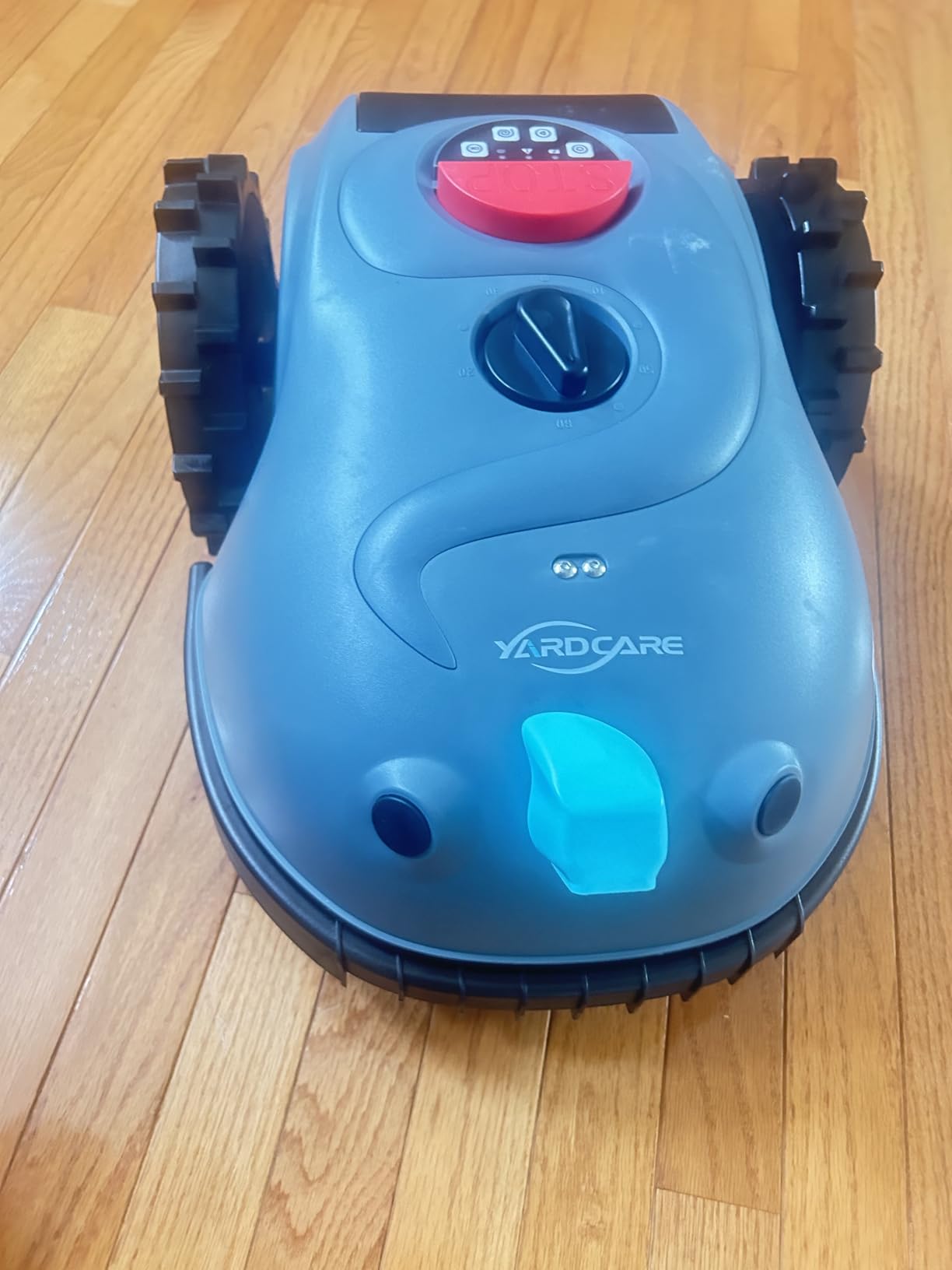 YARDCARE V100 Robot Lawn Mower, HD Vision for Small Lawns Up to 1600 sq ft | Collision sensor, obstacle detection, 0.8-2.4inch adjustable cutting height, low noise, magnetic strip for no-go zones customer photo 2
