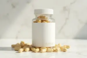 A premium bottle of ashwagandha supplements featured in the 9 Best Ashwagandha Supplements for Stress guide.